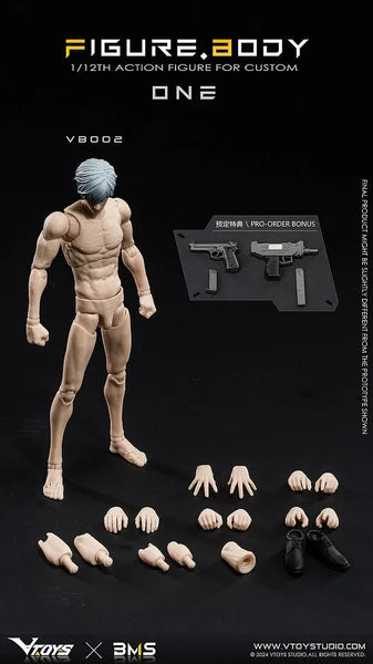 Body - ONE - VB002 - White skin (VTOYS×BMS)ㅤ – VTOYS×BMS – ActionFigureBrasil — close