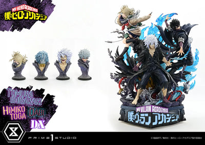 Boku no Hero Academia - Dabi - Shigaraki Tomura - Toga Himiko - Ultimate Premium Masterline (UPMMHA-02DX) - 1/4 - DX Version (Prime 1 Studio)ㅤ – Prime 1 Studio – ActionFigureBrasil — ambientada