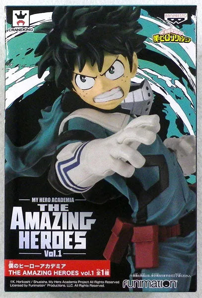 Boku no Hero Academia - Midoriya Izuku - The Amazing Heroes Vol.1 (Banpresto)ㅤ – Banpresto – ActionFigureBrasil