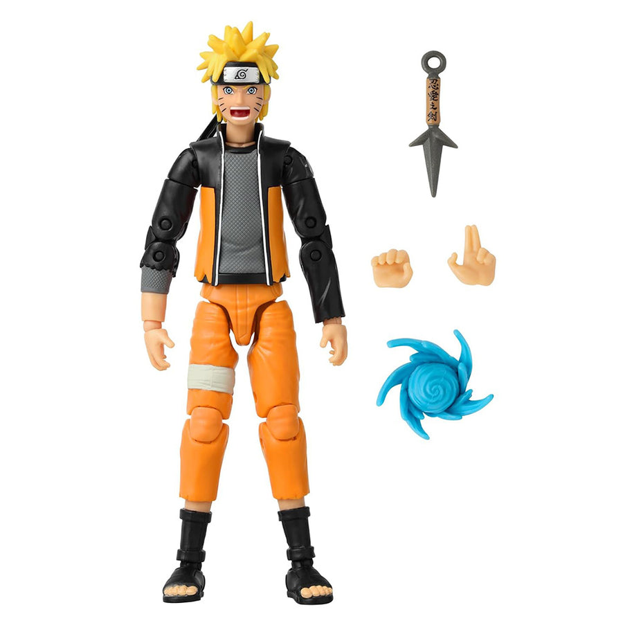 BONECO BANDAI NARUTO SHIPPUDEN ANIME HEROES - NARUTO UZUMAKI (39664)