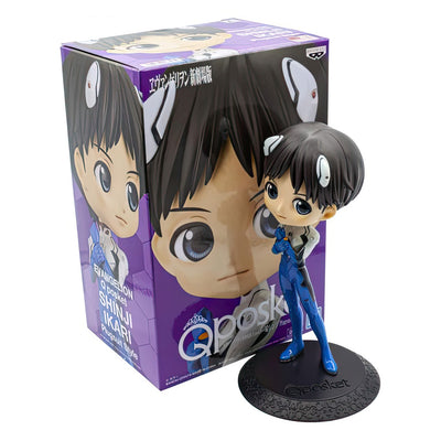 ESTÁTUA BANPRESTO QPOSKET NEO GENESIS EVANGELION - SHiNJI IKARI PLUS SUIT VERSION A 18353