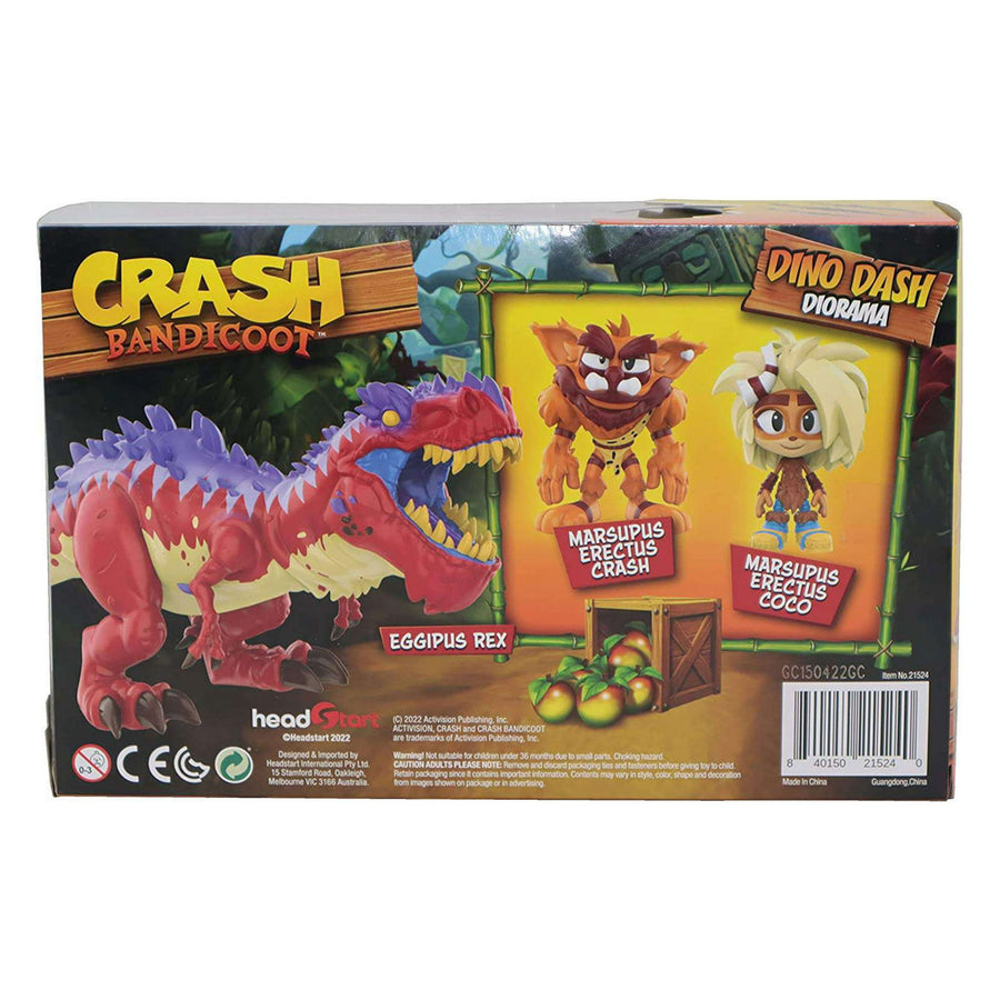 BONECO CRASH BANDICOOT - DINO DASH DIORAMA (811570)