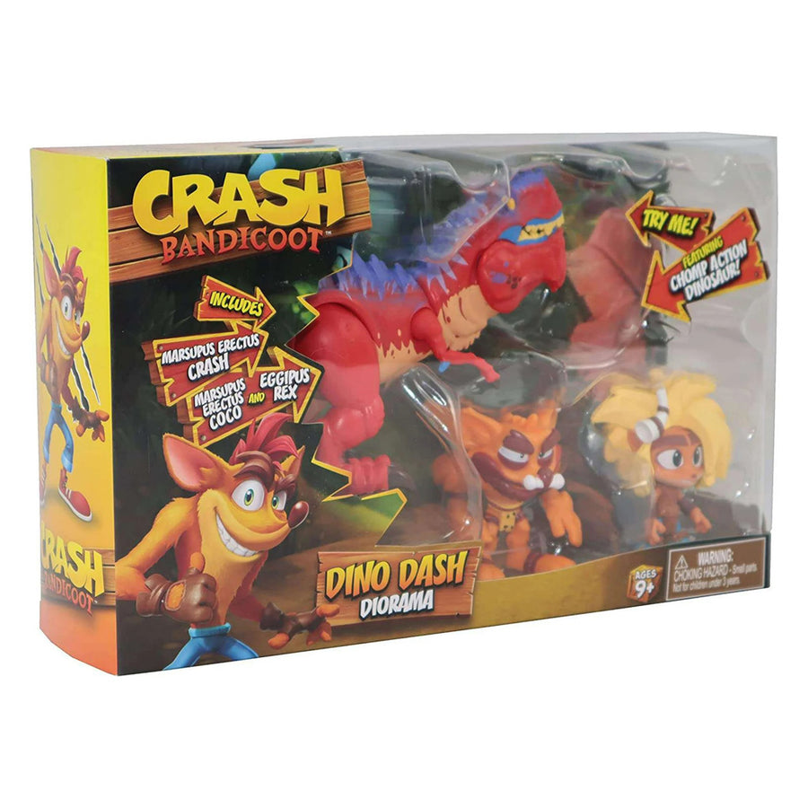 BONECO CRASH BANDICOOT - DINO DASH DIORAMA (811570)