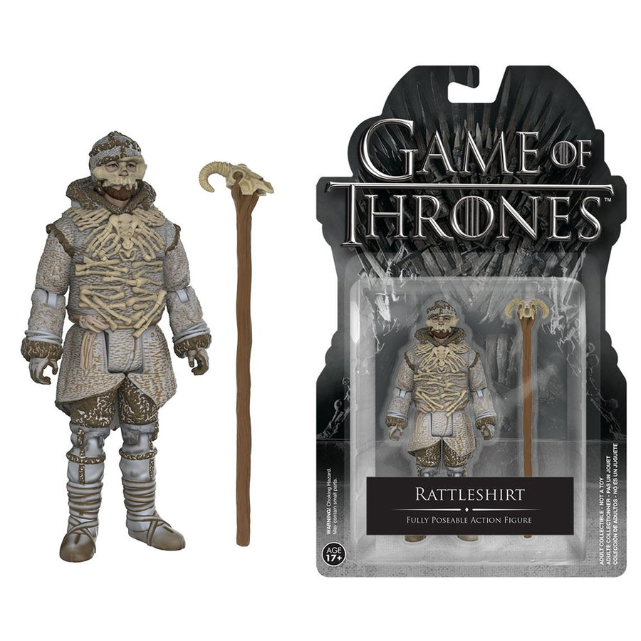 BONECO FUNKO ACTION GAME OF THRONES - RATTLE SHIR BRINDE
