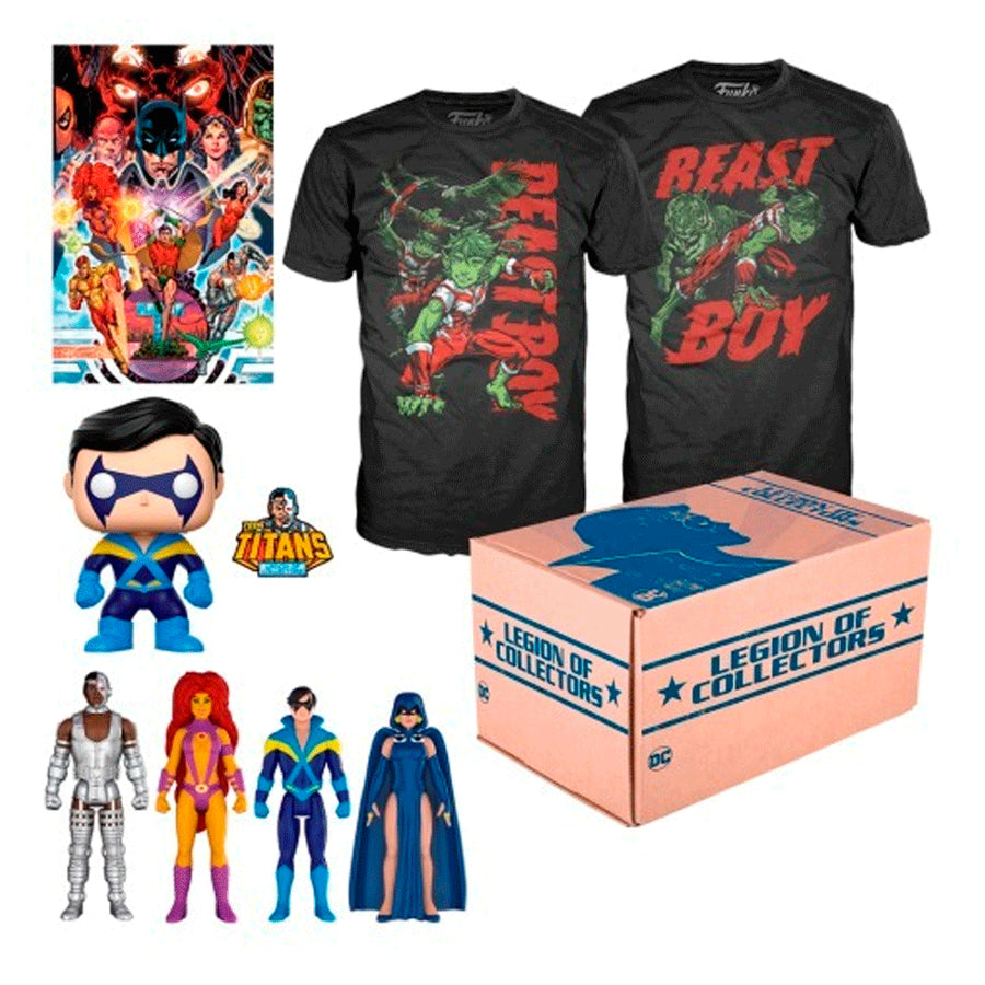 BONECO FUNKO BOX COLLECTORS TEEN TITANS **SMALL**