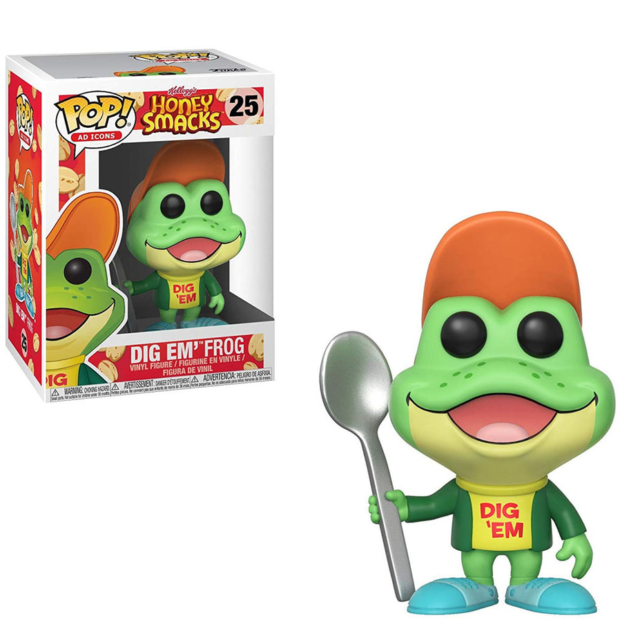 BONECO FUNKO POP - HONEY SMACKS DIG EM FROG 25 BRINDE