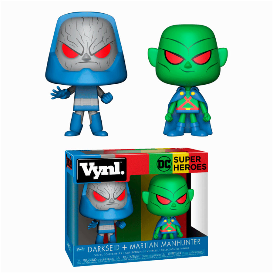 BONECO FUNKO VYNL DC HEROES DARKSEID + MANHUNTER 2PACK BRINDE