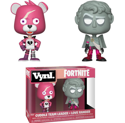 BONECO FUNKO VYNL - FORTNITE CUDDLE TEAM LEADER + LOVE RANGER 2PACK BRINDE