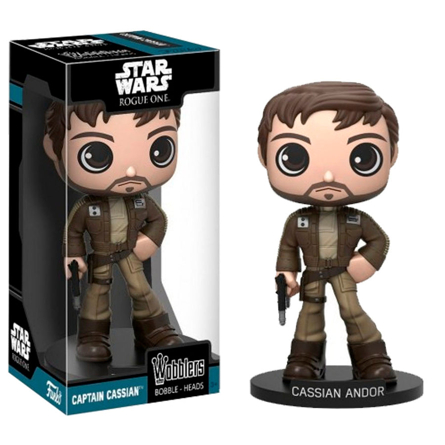 BONECO FUNKO WACKY WOBBLER STAR WARS - CAPTAIN CASSIAN BRINDE