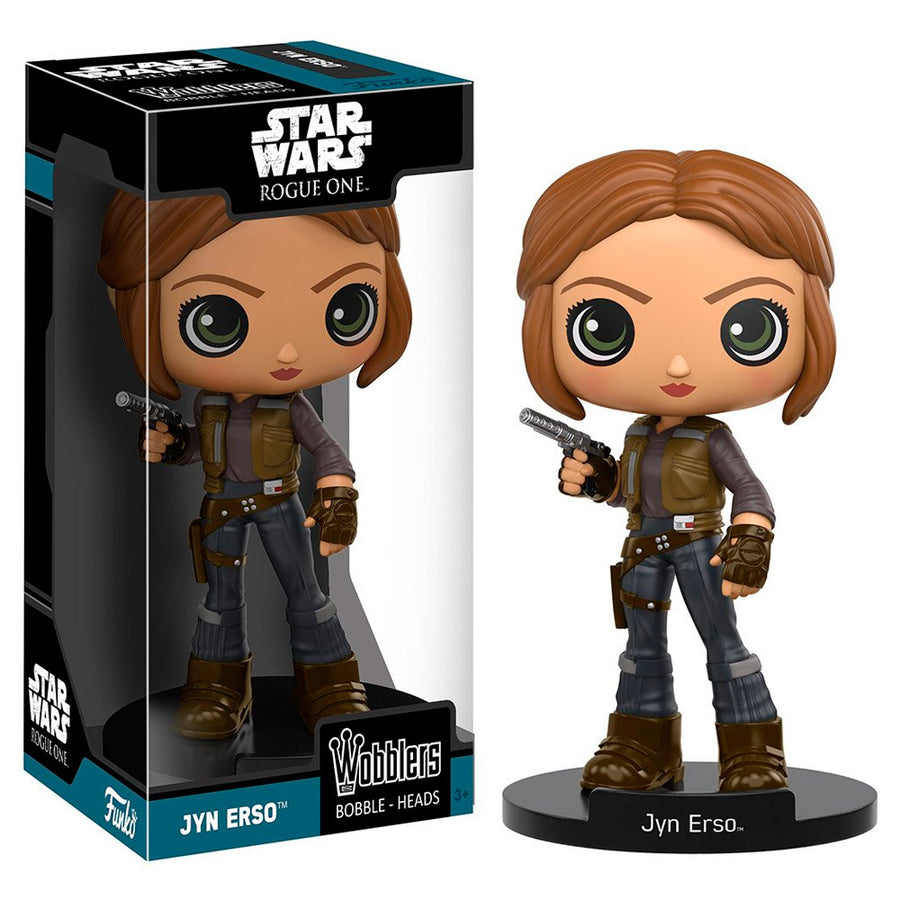 BONECO FUNKO WACKY WOBBLER STAR WARS - JYN ERSO BRINDE