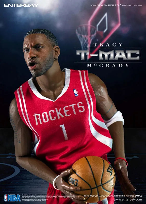 [Bonus] 1/6 Real Masterpiece Collectible Figure - NBA Collection: T-MAC Tracy McGradyㅤ – Enterbay – ActionFigureBrasil