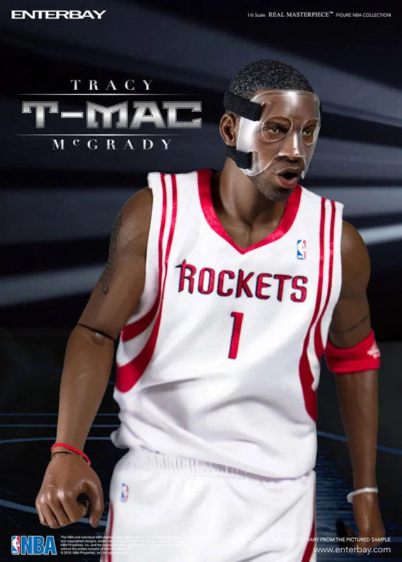 [Bonus] 1/6 Real Masterpiece Collectible Figure - NBA Collection: T-MAC Tracy McGradyㅤ – Enterbay – ActionFigureBrasil