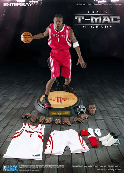 [Bonus] 1/6 Real Masterpiece Collectible Figure - NBA Collection: T-MAC Tracy McGradyㅤ – Enterbay – ActionFigureBrasil — ambientada