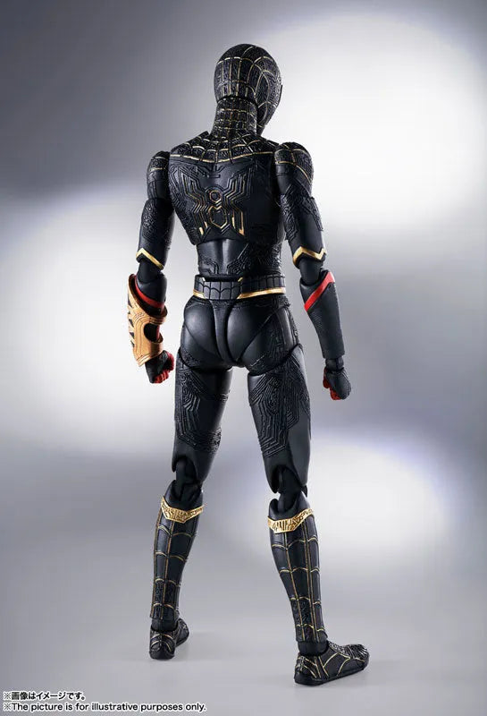 [Bonus] S.H.Figuarts Spider-Man [Black & Gold Suit] (Spider-Man: No Way Home)ㅤ – Bandai Spirits – ActionFigureBrasil