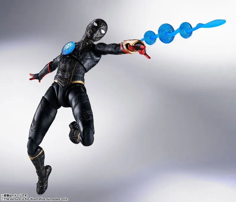 [Bonus] S.H.Figuarts Spider-Man [Black & Gold Suit] (Spider-Man: No Way Home)ㅤ – Bandai Spirits – ActionFigureBrasil