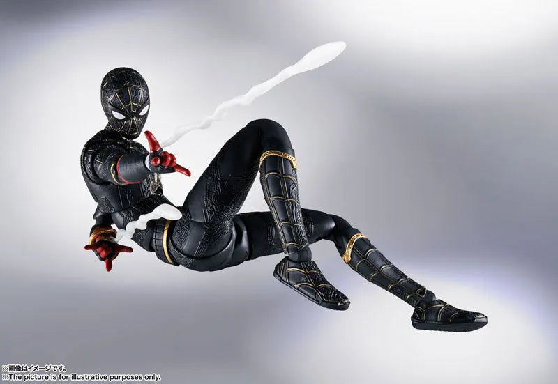 [Bonus] S.H.Figuarts Spider-Man [Black & Gold Suit] (Spider-Man: No Way Home)ㅤ – Bandai Spirits – ActionFigureBrasil