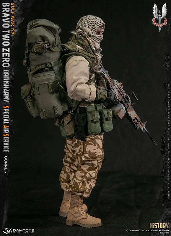 British Army Special Air Service - SAS - Gunner Gulf War 1991 - 1/6 (Damutoi)ㅤ – Damutoi – ActionFigureBrasil
