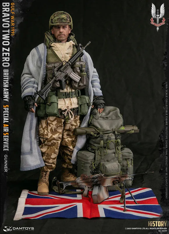 British Army Special Air Service - SAS - Gunner Gulf War 1991 - 1/6 (Damutoi)ㅤ – Damutoi – ActionFigureBrasil