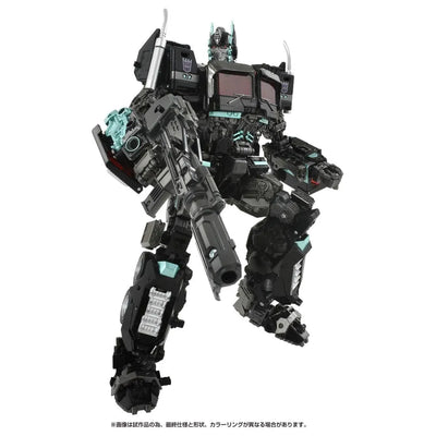 Bumblebee (2018) - Black Convoy - The Transformers: Masterpiece MPM-12N (Takara Tomy)ㅤ – Takara Tomy – ActionFigureBrasil — com base expositora