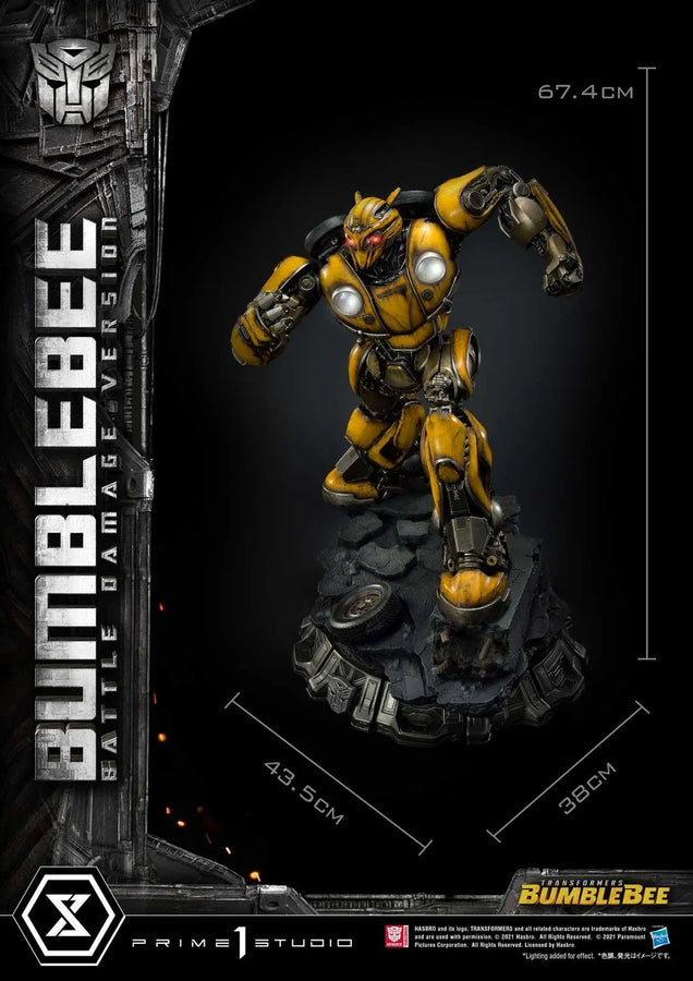Bumblebee (Battle Damage Edition) Transformers: Bumblebee (Film) – Prime1Studio – ActionFigure Brasil