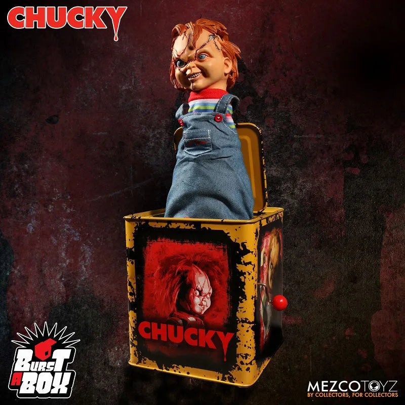 Burst-A-Box/ Child Play Chuckyㅤ – Mezco – ActionFigureBrasil