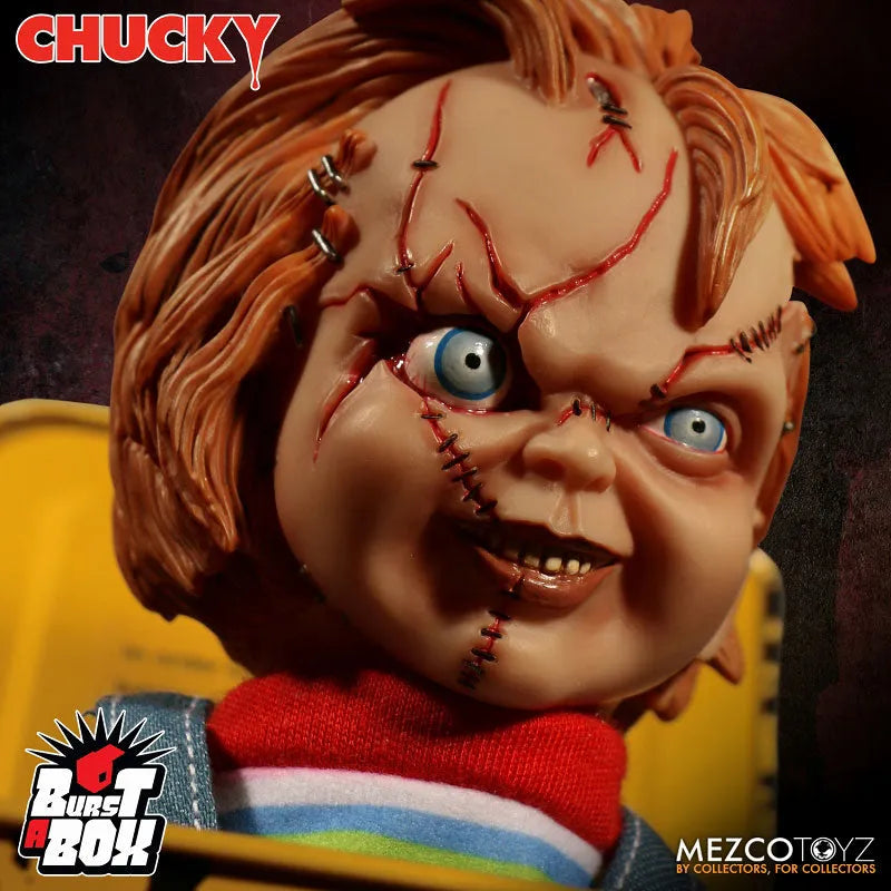 Burst-A-Box/ Child Play Chuckyㅤ – Mezco – ActionFigureBrasil