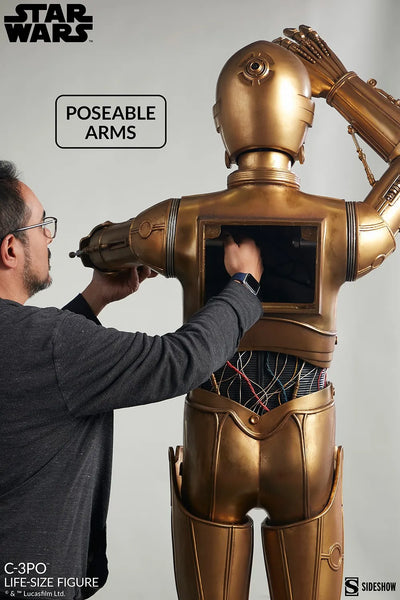 C-3PO - LIMITED EDITION – Sideshow Collectibles – ActionFigure Brasil — close