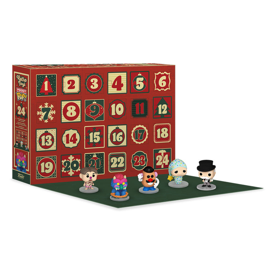 CALENDÁRIO FUNKO POCKET POP RETRO TOYS 24-DAY HOLIDAY ADVENT CALENDER (81222)