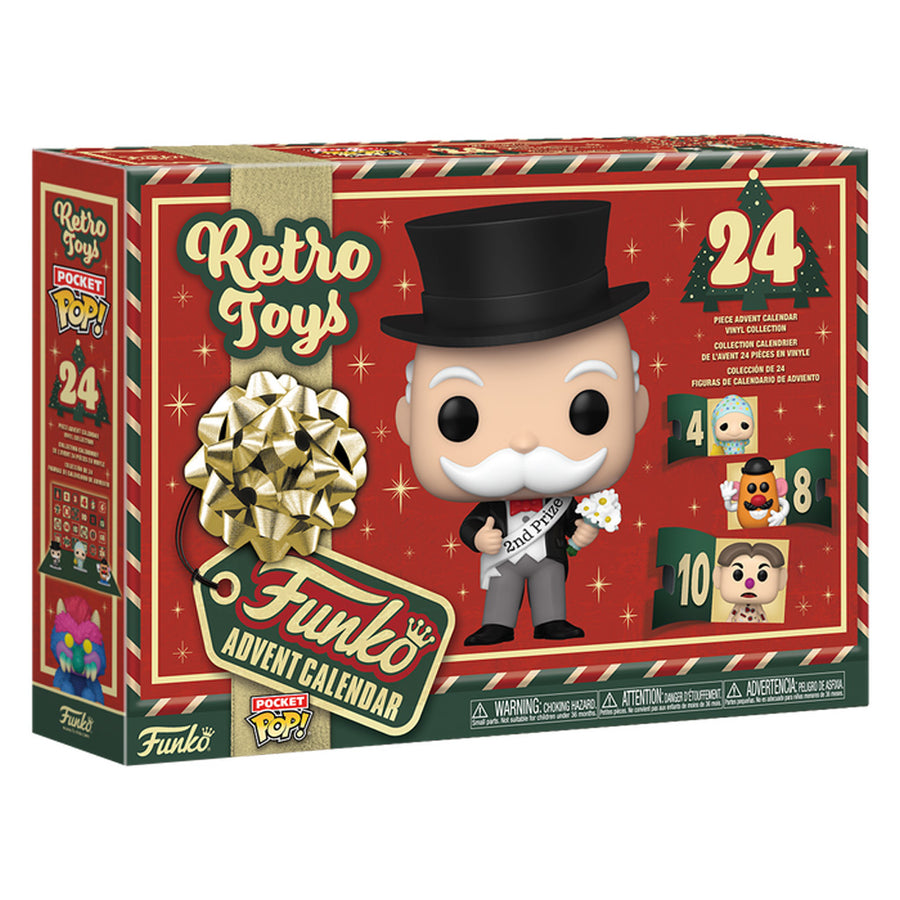 CALENDÁRIO FUNKO POCKET POP RETRO TOYS 24-DAY HOLIDAY ADVENT CALENDER (81222)