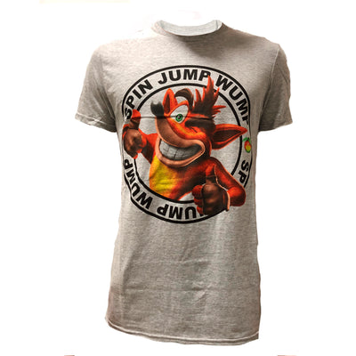 CAMISETA CRASH SPIN JUMP WUMP *MÉDIA* BRINDE