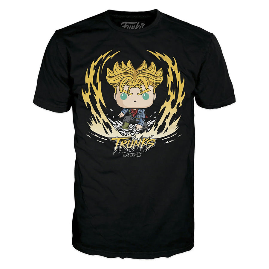 CAMISETA FUNKO POP TEES DRAGON BALL SUPER: TRUNKS - TAMANHO SM (65430) BRINDE