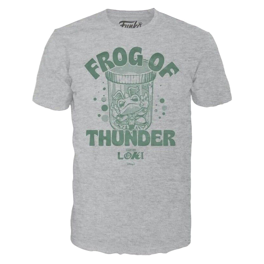 CAMISETA FUNKO TEES MARVEL LOKI - FROG OF THUNDER *M* 62654 BRINDE