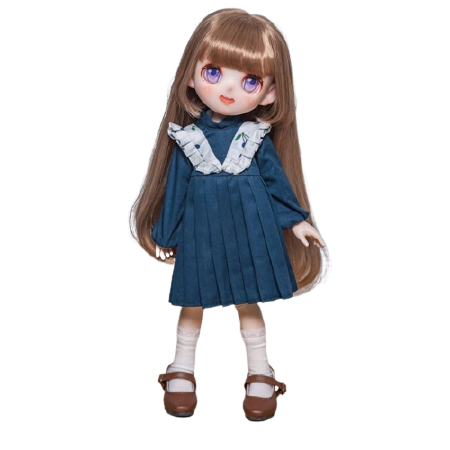 Candy House Series - Paris - Dark Blue Dress (Pansdoll)ㅤ – Pansdoll – ActionFigureBrasil