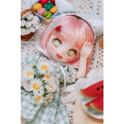Candy House Series - Paris - Green Check Dress (Pansdoll)ㅤ – Pansdoll – ActionFigureBrasil — close