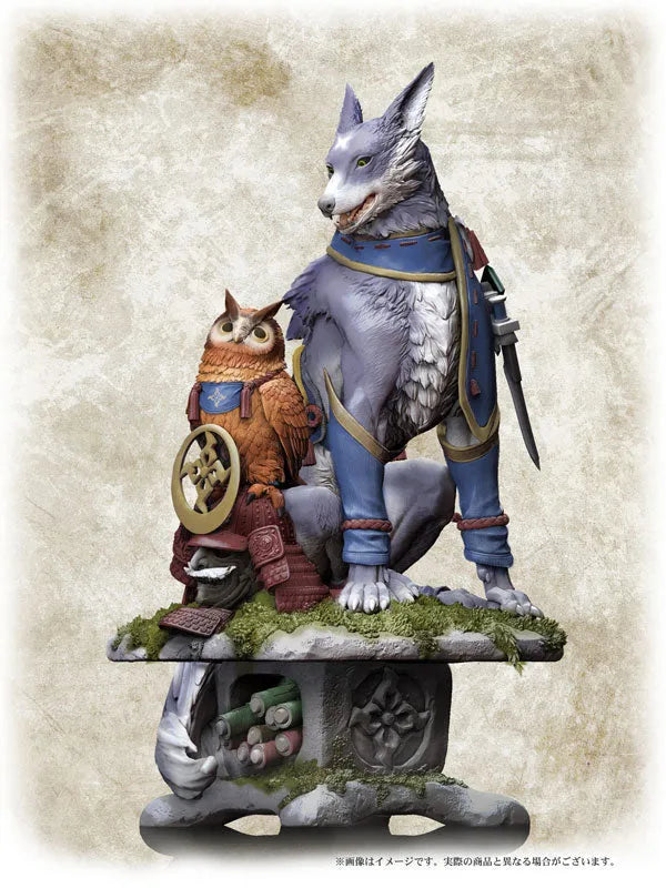 Capcom Figure Builder Creator's Model Monster Hunter Rise Palamuteㅤ – Capcom – ActionFigureBrasil
