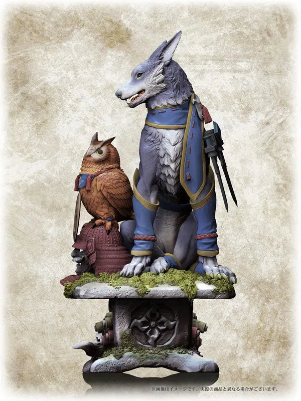 Capcom Figure Builder Creator's Model Monster Hunter Rise Palamuteㅤ – Capcom – ActionFigureBrasil