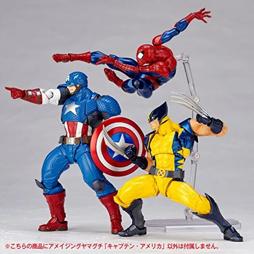 Captain America - Amazing Yamaguchi No.007 - Revoltech (Kaiyodo)ㅤ – Kaiyodo – ActionFigureBrasil