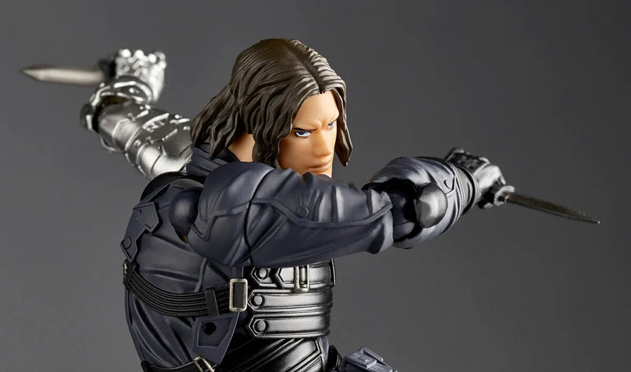 Captain America - Bucky Barnes - Winter Soldier - Amazing Yamaguchi - Revoltech (Kaiyodo)ㅤ – Kaiyodo – ActionFigureBrasil