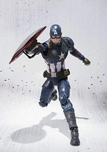 Captain America: Civil War - Captain America - S.H.Figuarts (Bandai)ㅤ – Bandai – ActionFigureBrasil
