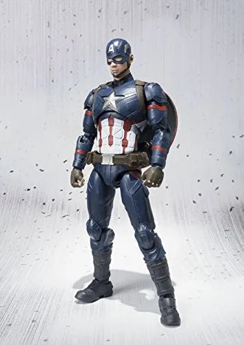 Captain America: Civil War - Captain America - S.H.Figuarts (Bandai)ㅤ – Bandai – ActionFigureBrasil — ângulo diferente