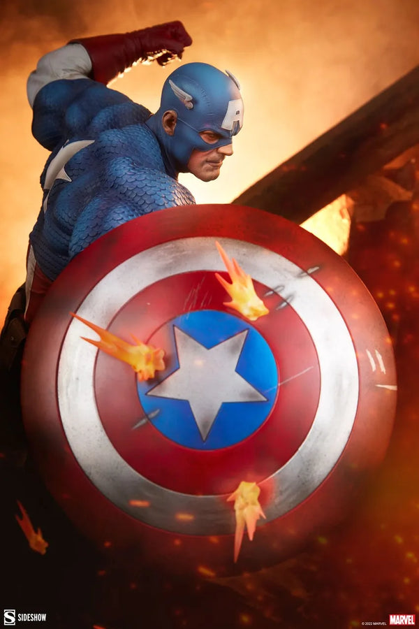 Captain America - LIMITED EDITION: 3500 – Sideshow Collectibles – ActionFigure Brasil