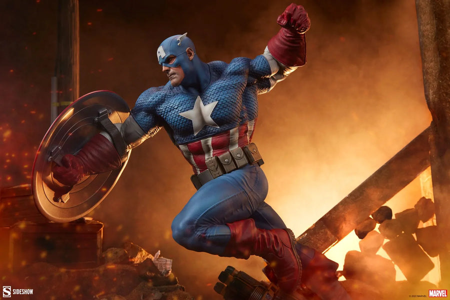Captain America - LIMITED EDITION: 3500 – Sideshow Collectibles – ActionFigure Brasil