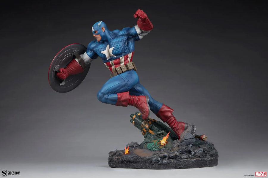 Captain America - LIMITED EDITION: 3500 – Sideshow Collectibles – ActionFigure Brasil