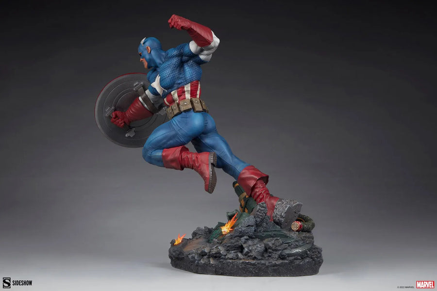 Captain America - LIMITED EDITION: 3500 – Sideshow Collectibles – ActionFigure Brasil
