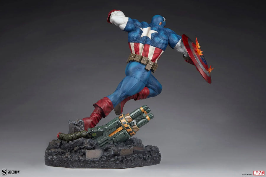 Captain America - LIMITED EDITION: 3500 – Sideshow Collectibles – ActionFigure Brasil