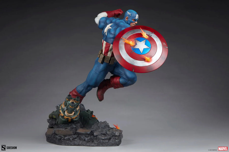 Captain America - LIMITED EDITION: 3500 – Sideshow Collectibles – ActionFigure Brasil