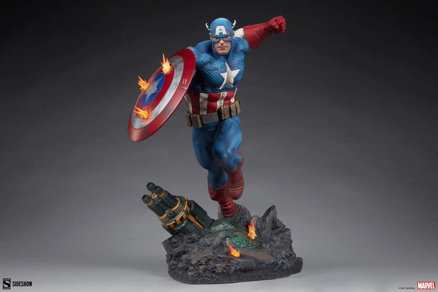 Captain America - LIMITED EDITION: 3500 – Sideshow Collectibles – ActionFigure Brasil