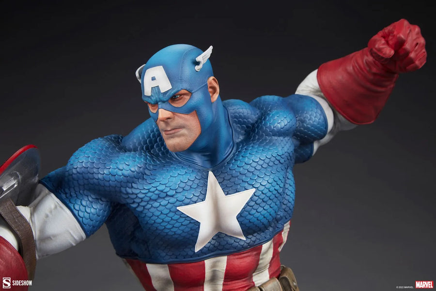 Captain America - LIMITED EDITION: 3500 – Sideshow Collectibles – ActionFigure Brasil