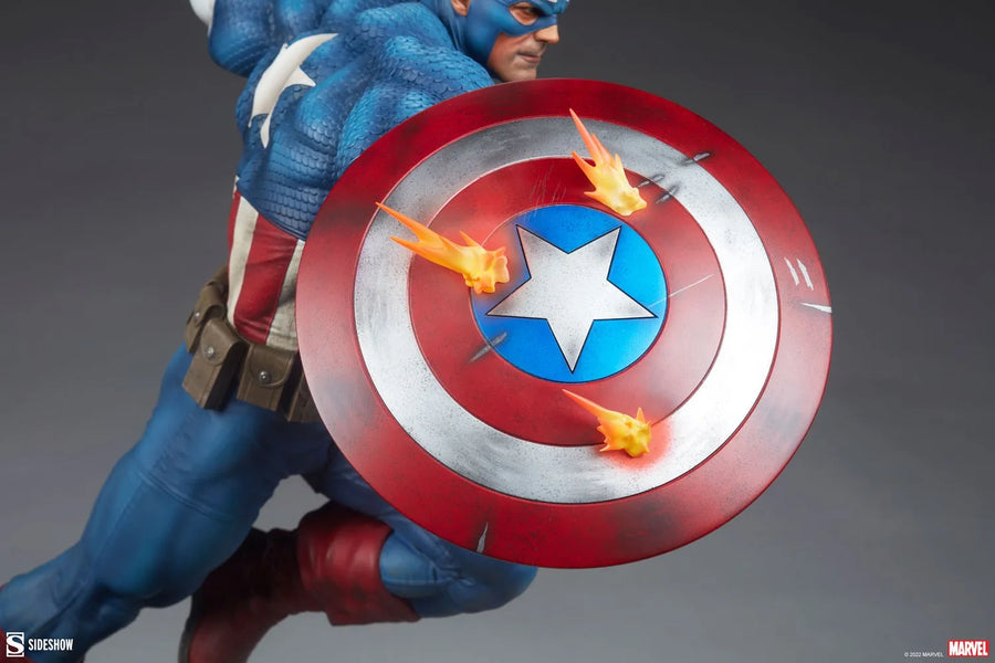 Captain America - LIMITED EDITION: 3500 – Sideshow Collectibles – ActionFigure Brasil