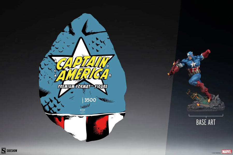 Captain America - LIMITED EDITION: 3500 – Sideshow Collectibles – ActionFigure Brasil